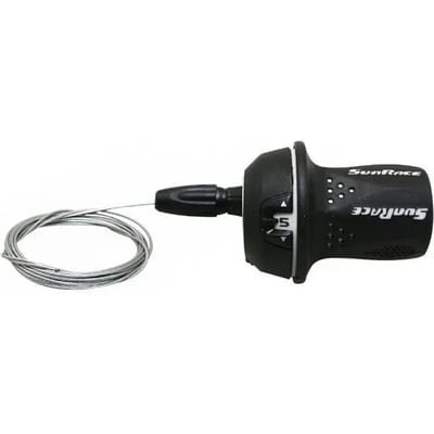 Rechtse draaigreep fiets shifter Sunrace Twist Gripshift M21 5V