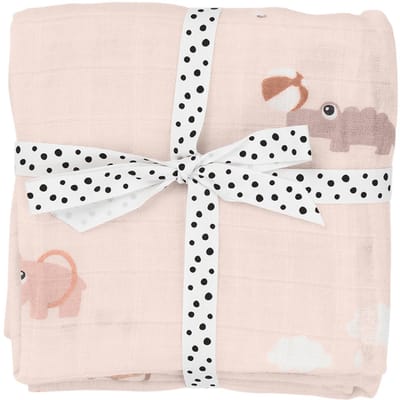 Done By Deer Playground Multidoek - 2-Pack - Powder