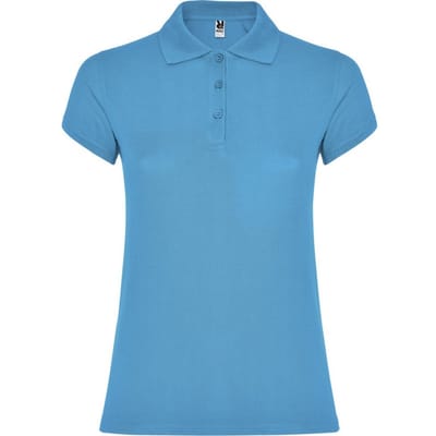 Roly Dames/Dames Ster Poloshirt (Turquoise)