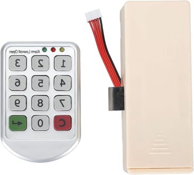 Elektronisch Codeslot - Sleutelloos Slot - Kasten Beveiligen - Wachtwoordcodering - 13 x 7 x 5 cm - Zwart