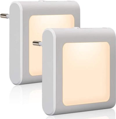 Velours Max® - Nachtlampje - Nachtlampje Met Dag/Nachtsensor - Nachtlampje Stopcontact - Plugin Ledlamp - Warm Licht - Dimbaar - Baby - Kinderen - Peuter - Nachtlampje Volwassenen - Nachtlampje Kinderen - Nachtlampje Baby - Lampen - Lampjes - Kind