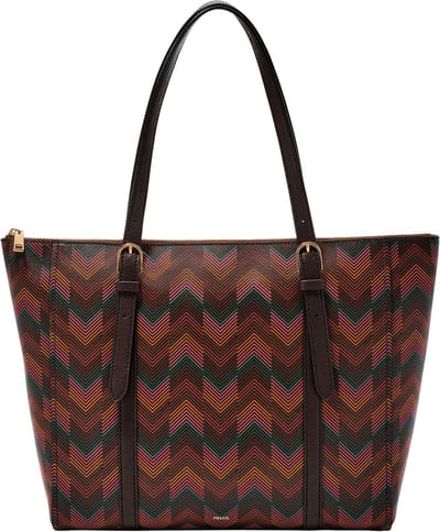 FOSSIL Shopper Schoudertas Carlie Tote Harlow Multi Print Veelkleurig