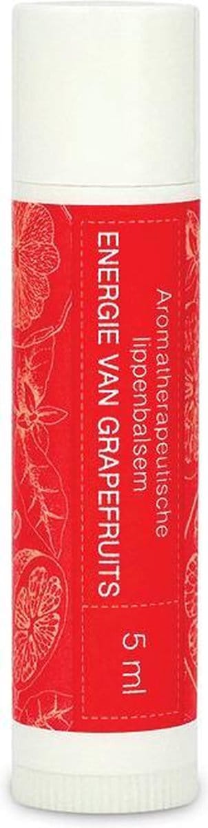 Aromatherapeutische lippenbalsem energie van Grapefruits - 5 ml - Vegan lippenbalsem - Schoenkadootje