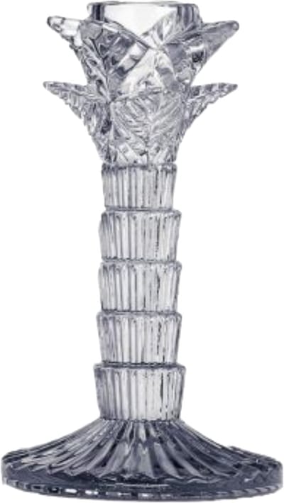Kandelaar palmboom grijs 16cm