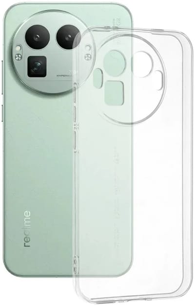 Hoesje geschikt voor Realme GT 8 Pro - Techsuit Clear Silicone Back Cover - Transparant