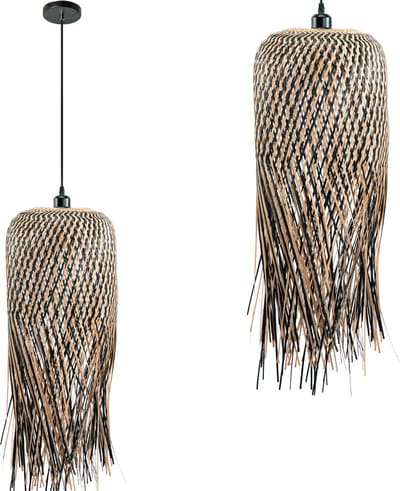 Toolight App1276-1Cp Hanglamp Zwart 75X30X75Cm