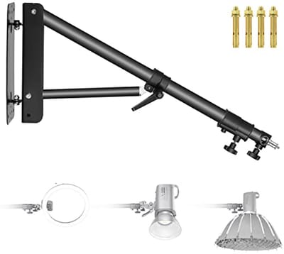 Wandmontage Driehoek Boom Arm voor Fotografie - 180 Graden Rotatie, Max Lengte 125 cm
