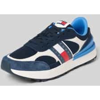 low top sneakers met echt leer-garnering model 'TECHNICAL RUNNER ESS'