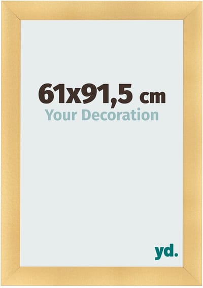 Your Decoration - Fotolijst 61x91,5 cm - MDF - Goud Mat - Pisa