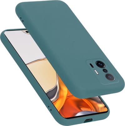 Cadorabo Hoesje geschikt voor Xiaomi 11T / 11T PRO in LIQUID GROEN - Beschermhoes gemaakt van flexibel TPU silicone Case Cover