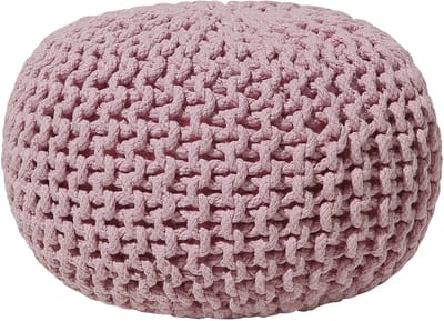 CONRAD - Poef - Roze - 40 cm - Katoen