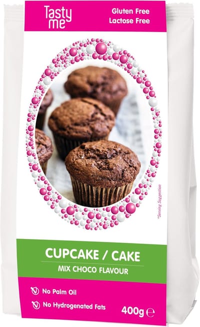 Choco cupcake - cake mix glutenvrij 400g - glutenvrij bakken - Tasty Me