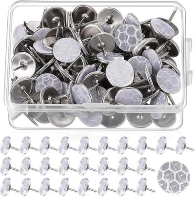 Punaises 250 Stuks - Kopspijkers - Decoratie Bevestigen - Reflecterende Kop - 250 Stuks - Transparant