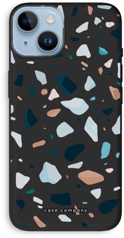Case Company® - Hoesje geschikt voor iPhone 14 hoesje - Terrazzo N°13 - Biologisch Afbreekbaar Telefoonhoesje - Bescherming alle Kanten en Schermrand