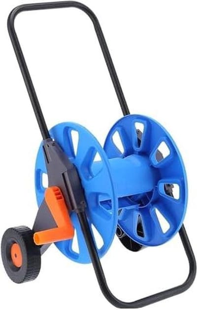 Slanghaspelwagen - Slanghouder - Tuin Bewatering - Opvouwbaar Ontwerp - Tot 50m Slang - Grijs
