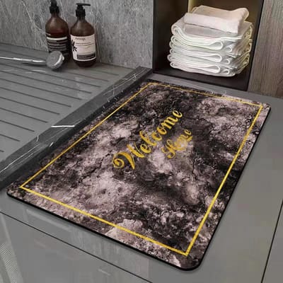 Badkamer Vochtregulerende Mat Toilet Toiletdeur Marmer Antislip Mat Zacht Diatomeeënaarde Mat Duurzaam Duurzaam 40*60cm