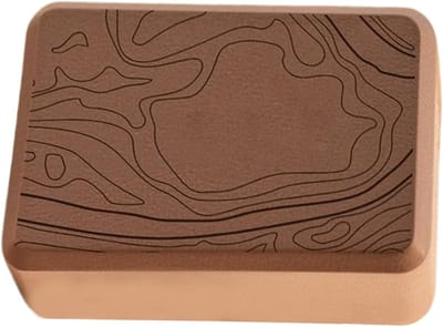Yogablokken - Stretchblokken Balansblokken - Yoga Oefeningen - Lichtgewicht Antislip - 23 x 15 x 7 cm - Bruin