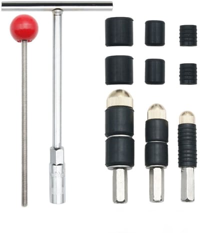 Dailygoods- Waterstopnaald Roestvrij staal - Herbruikbare Buiswaterstop - Pijplekkagereparatietool - Lichtgewicht - Voor Muur/Hoek - Afmetingen 8x6x2 cm - Pijplekkage Reparatietool