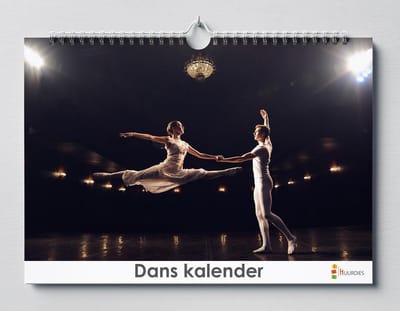 Dans verjaardagskalender 35x24 cm | Wandkalender | Danskalender | Verjaardagskalender Volwassenen