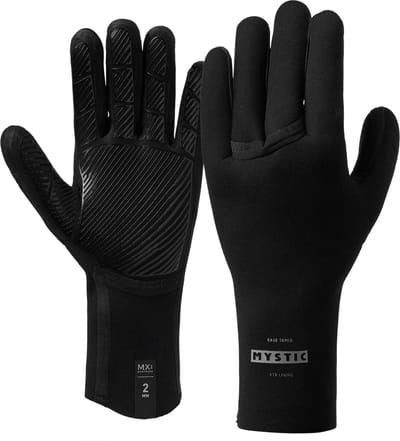 Mystic Ease Neopreen handschoenen 3mm 5Finger - 250080 - Black - XL