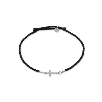 Luxenter 925 Sterling Zilver en Rhodium Plated Briljant Zirkonia Armband - Zudis