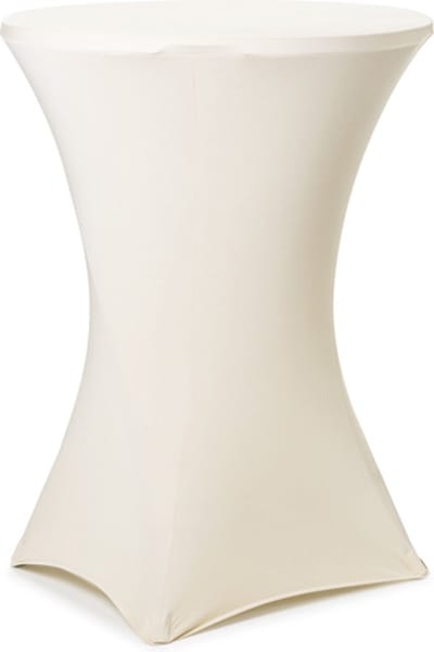 Statafelrok cappucino - Stretch hoes voor statafels - Geschikt voor tafels 80x110cm
