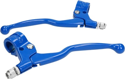 Remgreep Set Puch Maxi / Honda Camino / Peugeot 103 / Peugeot 104 / Universeel Bromfiets Blauw Lang model
