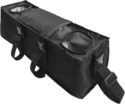 Kinderwagen-organizer, kinderwagentas, veilige bevestiging, ruime opbergruimte met bevestigingsriem, waterfleshouder, luiertas voor moeders voor golfparken, vliegtuigreizen