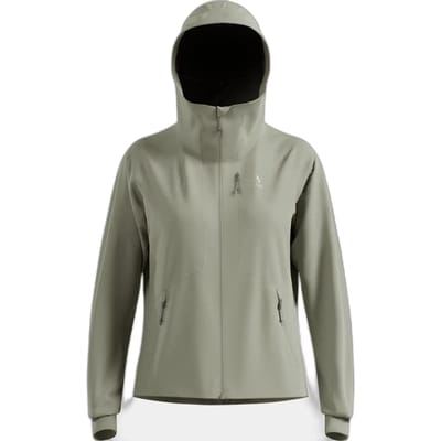 Odlo Zeroweight Windproof X Warm Jas Groen S Vrouw