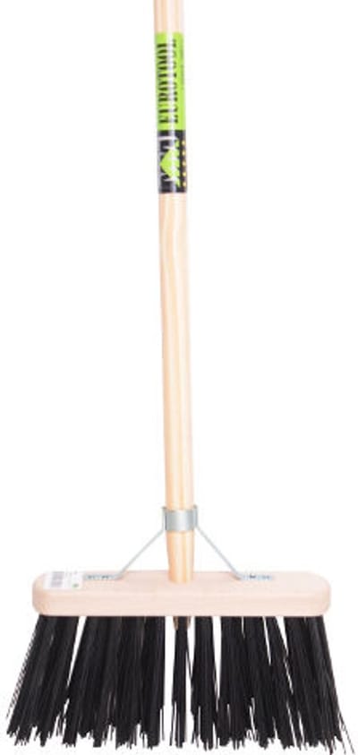 MM Eurotool Straatbezem FSC 29 cm met harde PPN-kunstvezel en steel 150 cm