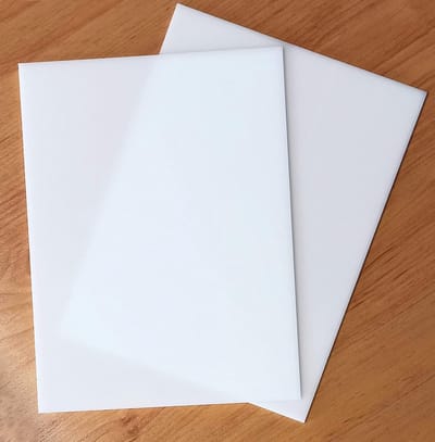 Acrylglas Platen - Opaal Kunststof - Doe-het-zelf - Weerbestendig - A4 3mm - Wit