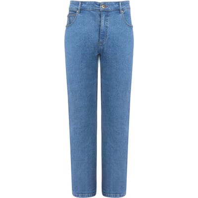 Milanoro - Stijlvolle jeansbroek voor heren - Lichtblauw - W34 - L32