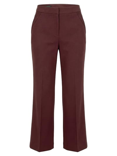 Enkellange broek Van Fadenmeister Berlin rood