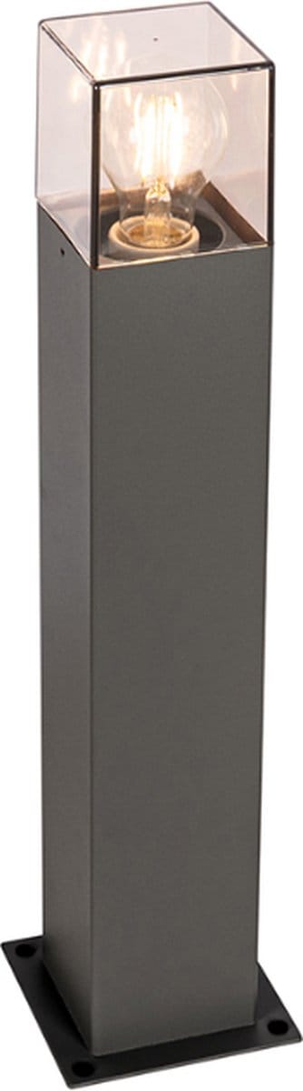 QAZQA denmark - Moderne Staande Buitenlamp | Staande Lamp voor buiten - 1 lichts - H 50 cm - Donkergrijs - Buitenverlichting