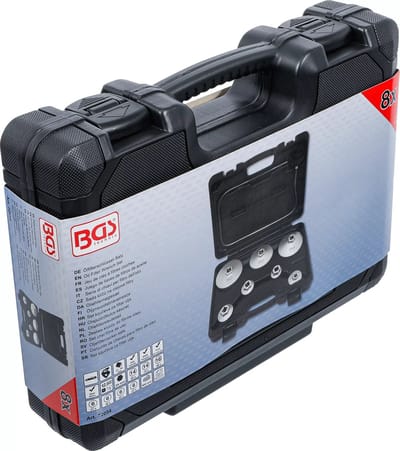 BGS Oliefiltersleutelset - met oliefilterafvoerslang - 8 delig