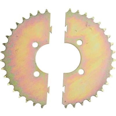 530 58mm 37T Deelbare Tandwielen Voor ATV Go Karts 530 Ketting Modificatie Onderdelen Stalen Ketting beige