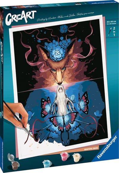 Kleuren Ravensburger CreArt Beautiful Death Jojoesart edition 30x40cm