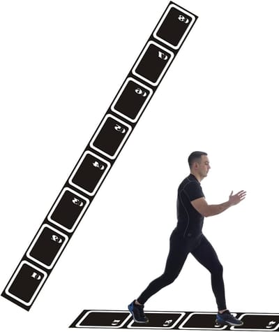 Antislip Trainingsladder - Speed Ladder - Behendigheid Training - Verstelbare Sportoefeningen - 350 cm - Zwart