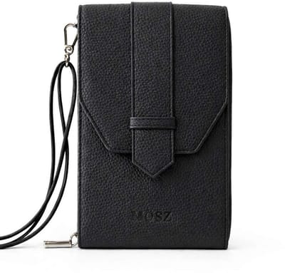 MŌSZ Zwart telefoontasje dames crossbody / telefoontasje met portemonee
