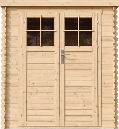 Timbela M309F+M309G - Houten tuinhuis - 3,53 m² - 204x204xH206 cm - met vloer