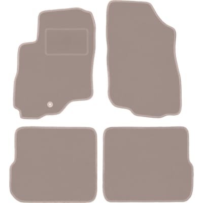 Beige veloursmatten voor: Mitsubishi Outlander I SUV (2001-2006)