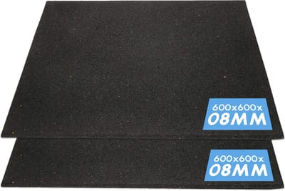 Bodo® 2 x Anti Trillingsmat Wasmachine en droger - 60x60x0.8cm