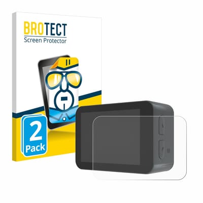 BROTECT - Screenprotector voor Akaso V50X - Folie Beschermfolie transparant 2 Stuks
