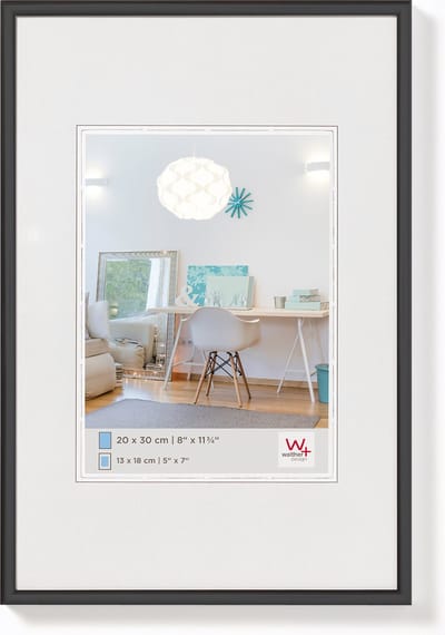 Walther New Lifestyle - Kunststof lijst - Fotoformaat 30x45 cm - Zwart