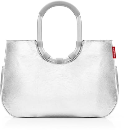 Reisenthel Loopshopper L Shopper Shopper - 25L - Silver Crackle Zilver