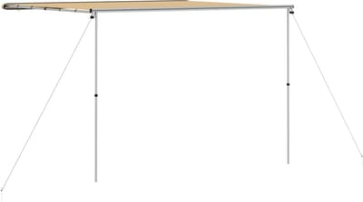 vidaXL - Luifel - voor - camper - en - caravan - 3x3x2,15 - m - beige