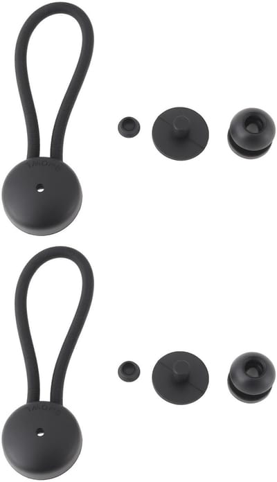 Dailygoods- Elastisch Touw 8cm - Heavy Duty - Verstelbaar - Duurzaam - Outdoor - Geschikt voor Kampeertent en Bagage - Bungee Cord