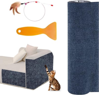 Zelfklevende Krabmat voor Katten 40 x 200 cm - Aanpasbare Krabbescherming voor Meubels en Sofa's - Duurzame Krabmat voor Huisdieren en Interieur Bescherming