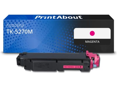 PrintAbout huismerk Toner TK-5270M Magenta Geschikt voor Kyocera