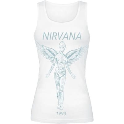 Nirvana Top - Angel - S tot XXL - voor Vrouwen - wit